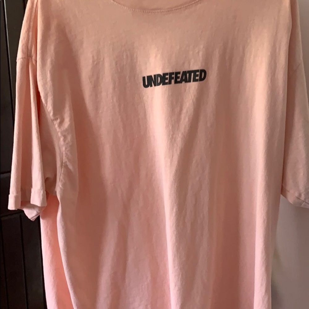 Undefeated Pink Box Logo Tee